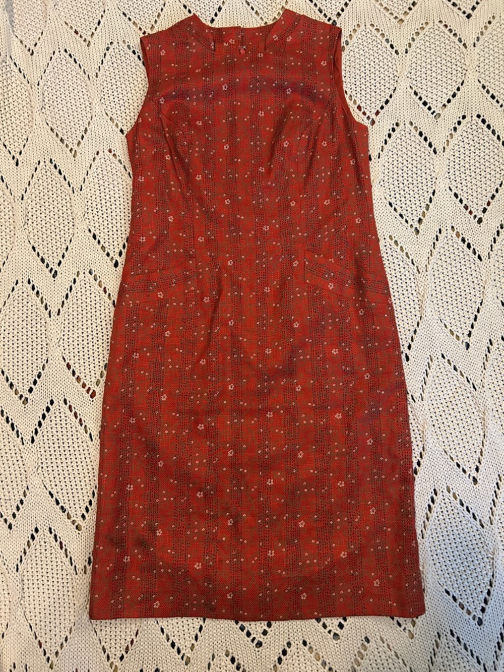 Anne Klein 60’s Style Shift Dress Sz 4 EUC